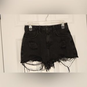 FOREVER 21 Women's Distressed Denim Shorts